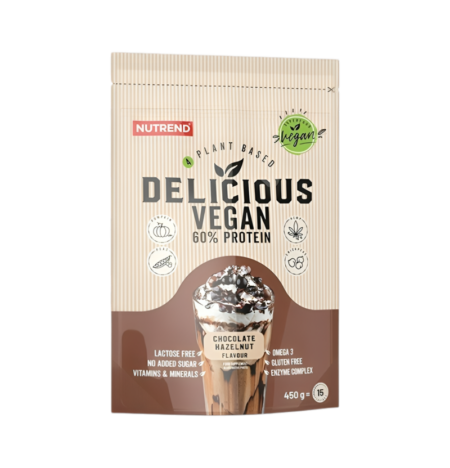 Nutrend Delicious Vegan, Chocolate Hazelnut 450g