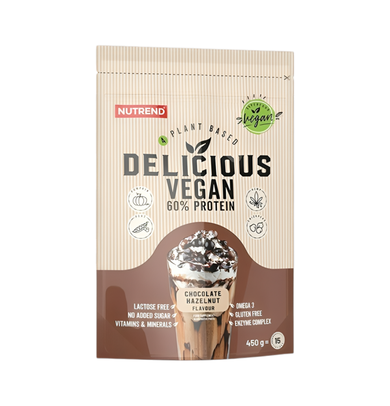 Nutrend Delicious Vegan, Chocolate Hazelnut 450g