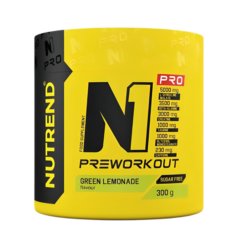 Nutrend N1 Pro Pre-Workout, Green Lemonade 300g