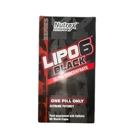 Nutrex Lipo-6 Black Ultra Concentrate, Extreme Potency 60 Kapslar