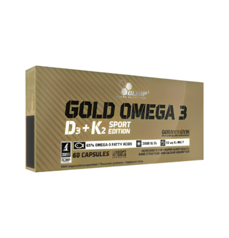 Olimp Nutrition Gold Omega 3 D3 + K2 Sport Edition 60 Kapslar