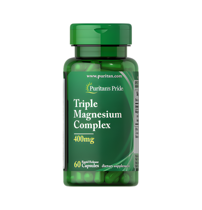 Puritan's Pride Triple Magnesium Complex 400mg 60 Kapslar