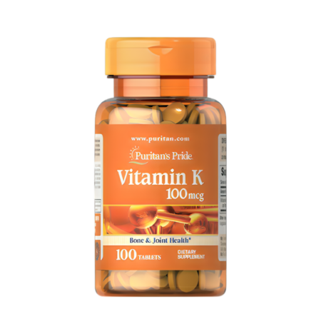 Puritan's Pride Vitamin K 100µg 100 Tabletter