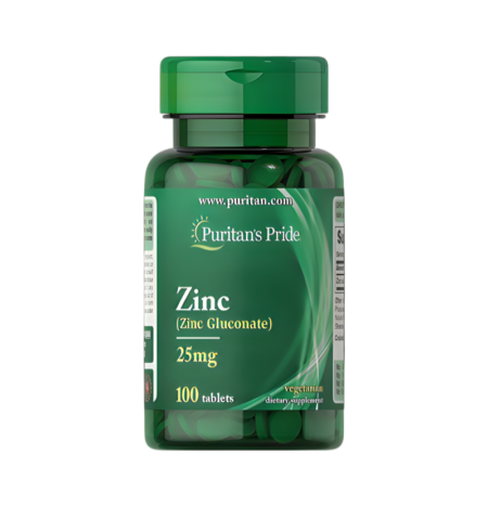 Puritan's Pride Zinc 25mg 100 Tabletter