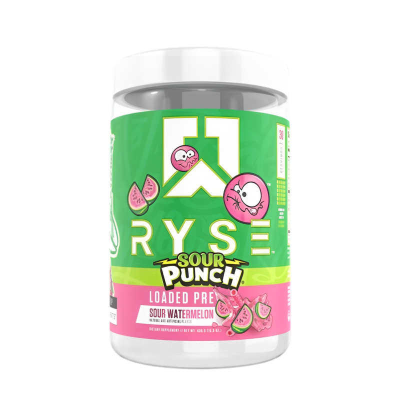 RYSE Loaded Pre Sour Punch Watermelon 435g