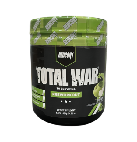 Redcon1 Total War Preworkout Green Apple 424g Pulver