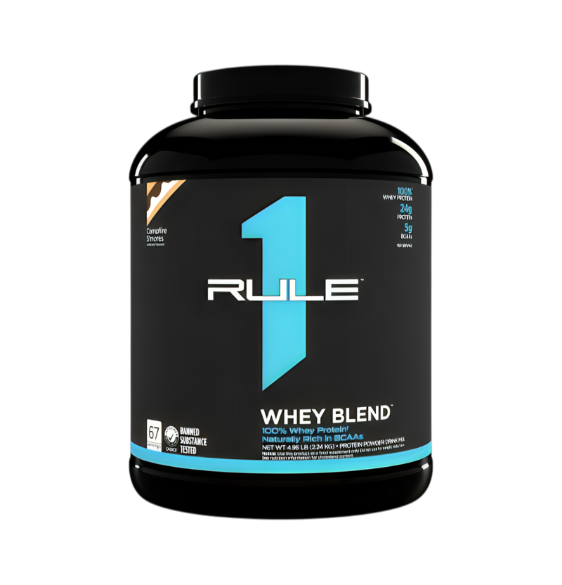 Rule One R1 Whey Blend Campfire S'mores 2240g