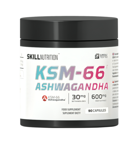 Skill Nutrition KSM-66 Ashwagandha 90 veganska Kapslar