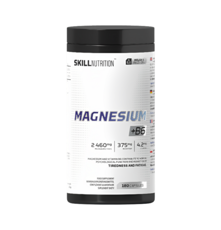 Skill Nutrition Magnesium + B6 180 Kapslar
