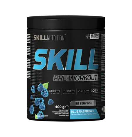 Skill Nutrition Skill Pre-Workout Blue Raspberry 400g
