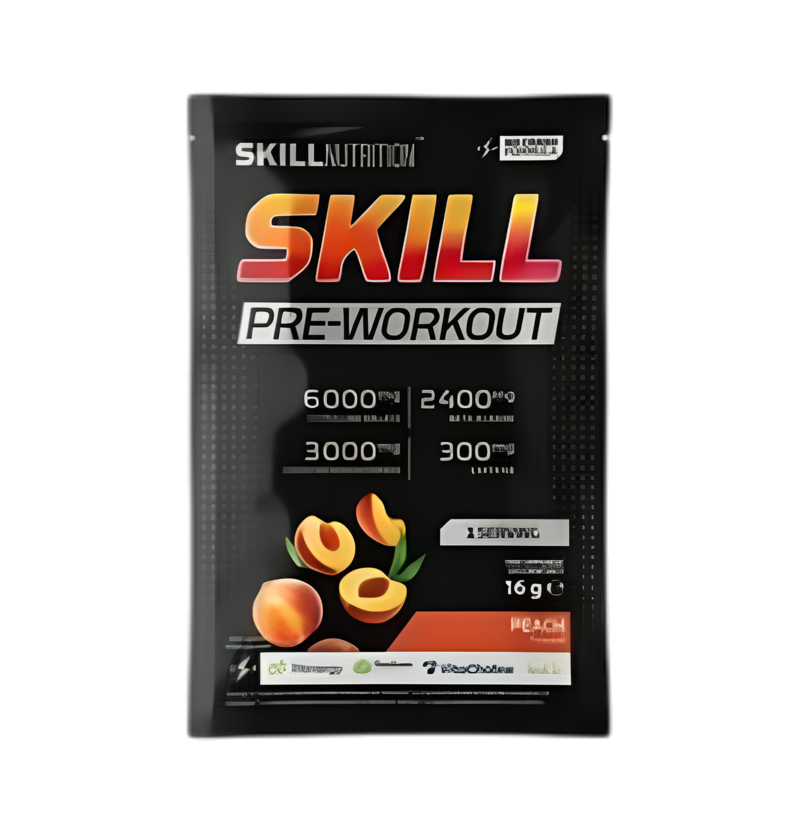Skill Nutrition Skill Pre-Workout, Peach 16g 1 Portion