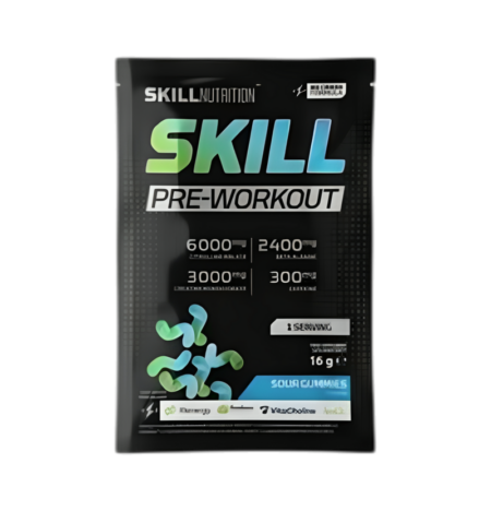 Skill Nutrition Skill Pre-Workout Sour Gummies 16g 1 Portion
