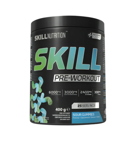 Skill Nutrition Skill Pre-Workout Sour Gummies 400g