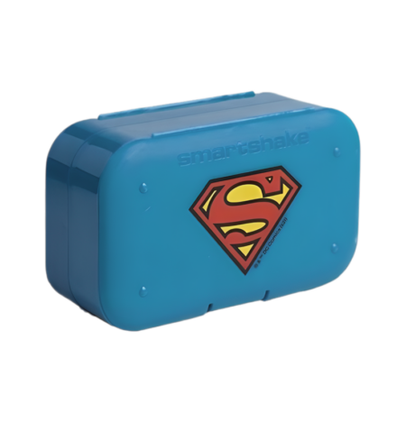 SmartShake Pill Box Organizer 2-pack - DC Superman