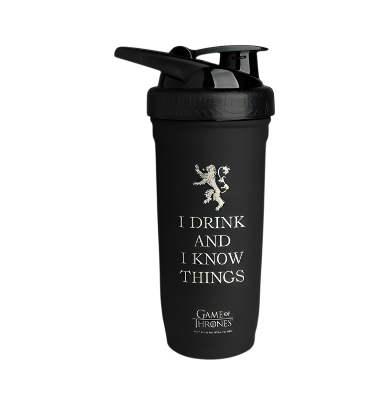 SmartShake Reforce Stainless Steel - Game Of Thrones, I Drink and I Know Things - 900ml