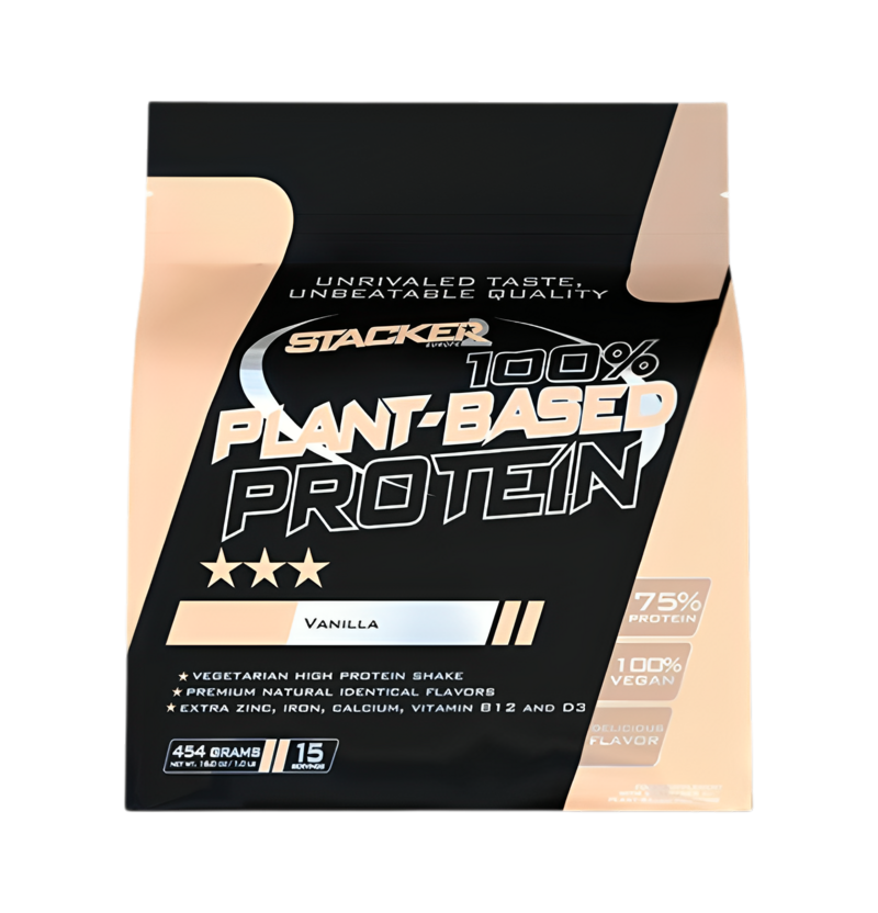 Stacker2 Europe 100% Plant Based Protein Vanilla 454g