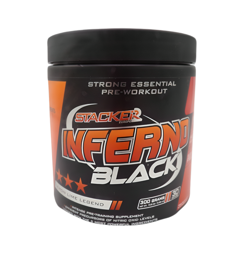 Stacker2 Europe Inferno Black, Lemon Lime 300g Pulver