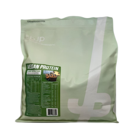 Trained by JP Vegan Protein Blueberry Muffin 2000g