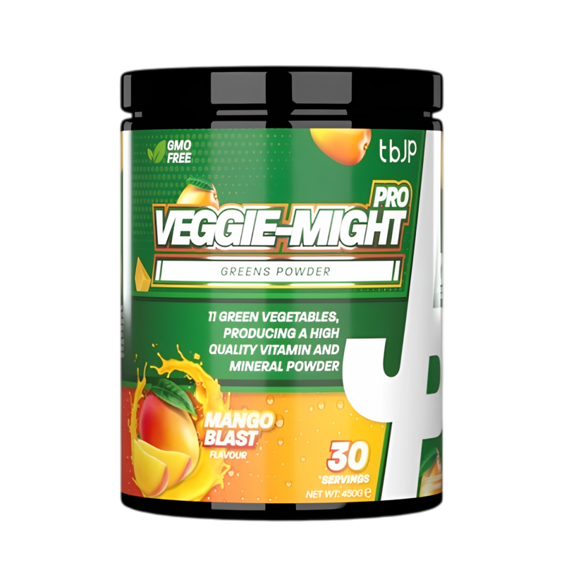 Trained by JP Veggie-Might Pro Mango Blast 450g