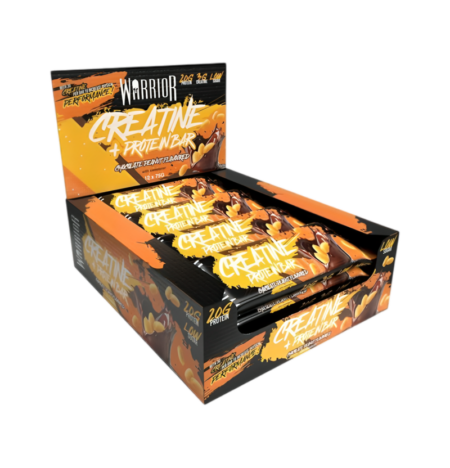 Warrior Creatine + Proteinbar Chocolate Peanut 12 x 75g