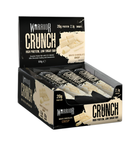 Warrior Crunch Bar White Chocolate Crisp 12 Barer