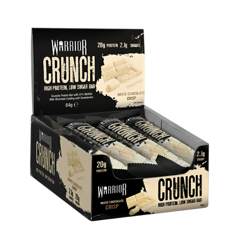 Warrior Crunch Bar White Chocolate Crisp 12 Barer