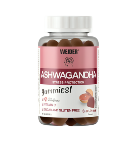 Weider Ashwagandha 40 Gummitabletter Sweet Orange