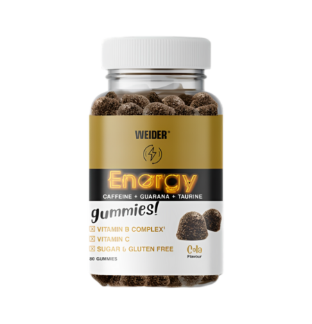 Weider Energy Gummies Cola 80 Gummisar