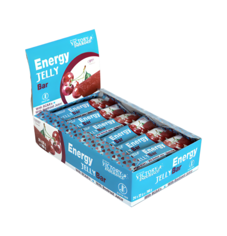 Weider Joe Weider Victory Endurance Energy Jelly Bar, Cherry 24 x 32g