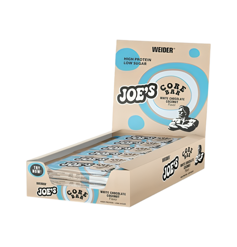 Weider Joe's Core Bar White Chocolate Coconut 12 x 45g
