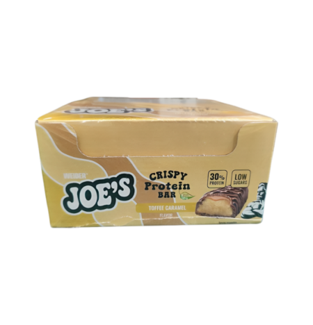 Weider Joe's Crispy Protein Bar, Toffee Caramel 12 x 50g