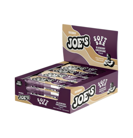 Weider Joe's Soft Bar Blueberry Cheesecake 12 x 50g