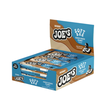 Weider Joe's Soft Bar Cookie Dough Peanut 12 x 50g