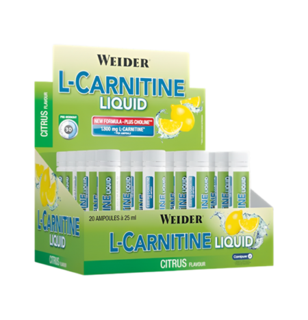Weider L-Carnitine Liquid Citrus 20x25ml Ampuller