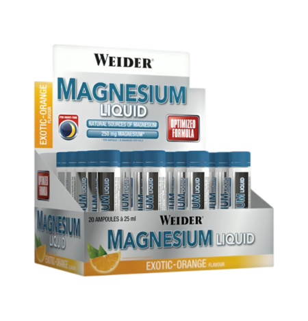 Weider Magnesium Liquid Exotic-Orange 20 x 25ml Ampuller