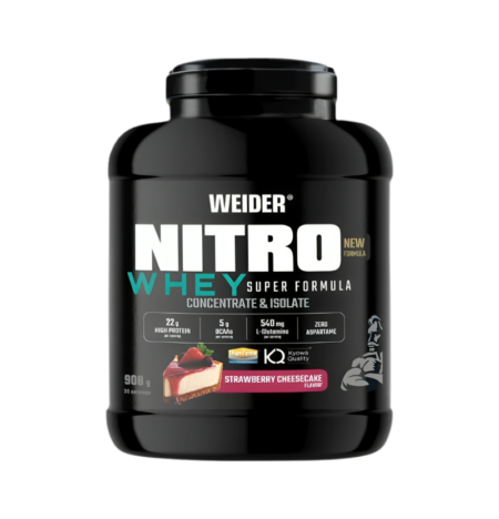 Weider Nitro Whey Super Formula Strawberry Cheesecake 908g Pulver