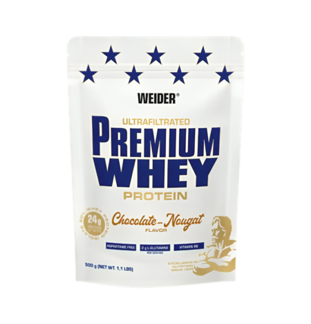 Weider Premium Whey Chocolate Nougat 500g Pulver