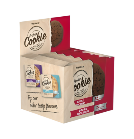 Weider Protein Cookie Double Choc Chips 12 x 90g