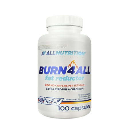 Allnutrition Burn4ALL 200mg Caffeine 100 Kapslar
