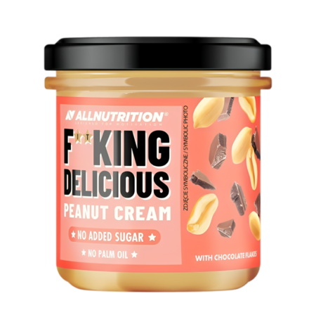 Allnutrition Fitking Delicious Peanut Cream, with Chocolate Flakes 350g