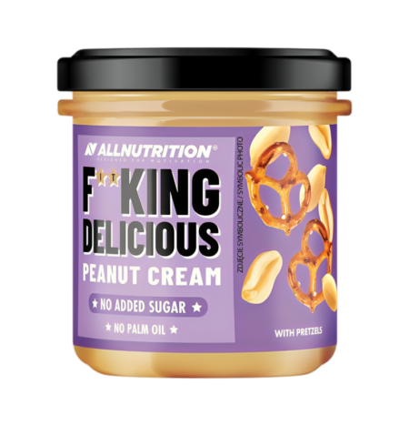 Allnutrition Fitking Delicious Peanut Cream with Pretzels 350g