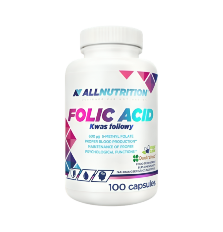 Allnutrition Folic Acid 600mcg 100 Kapslar