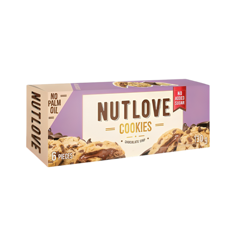 Allnutrition Nutlove Cookies, Chocolate Chip 6 Kakor