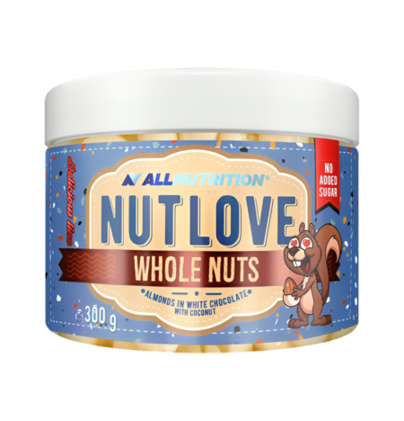 Allnutrition Nutlove Whole Nuts, Almonds in White Chocolate & Coconut 300g