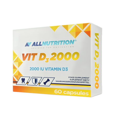 Allnutrition Vit D3 2000IU 60 Kapslar