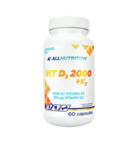 Allnutrition Vit D3 2000 + K2 60 Kapslar
