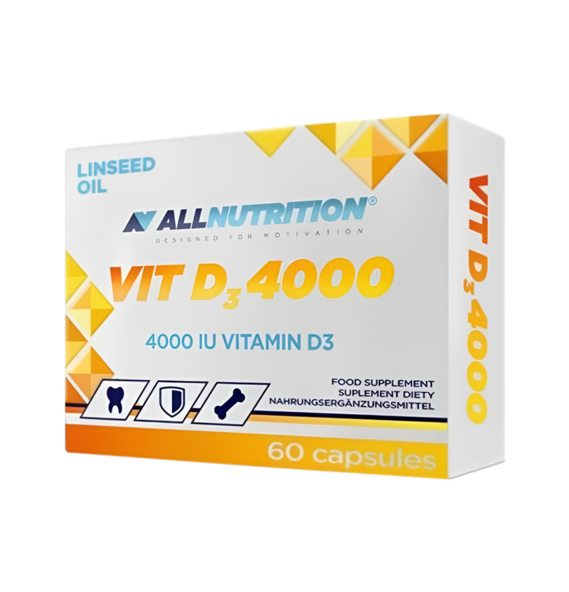 Allnutrition Vit D3 4000 4000IU 60 Kapslar