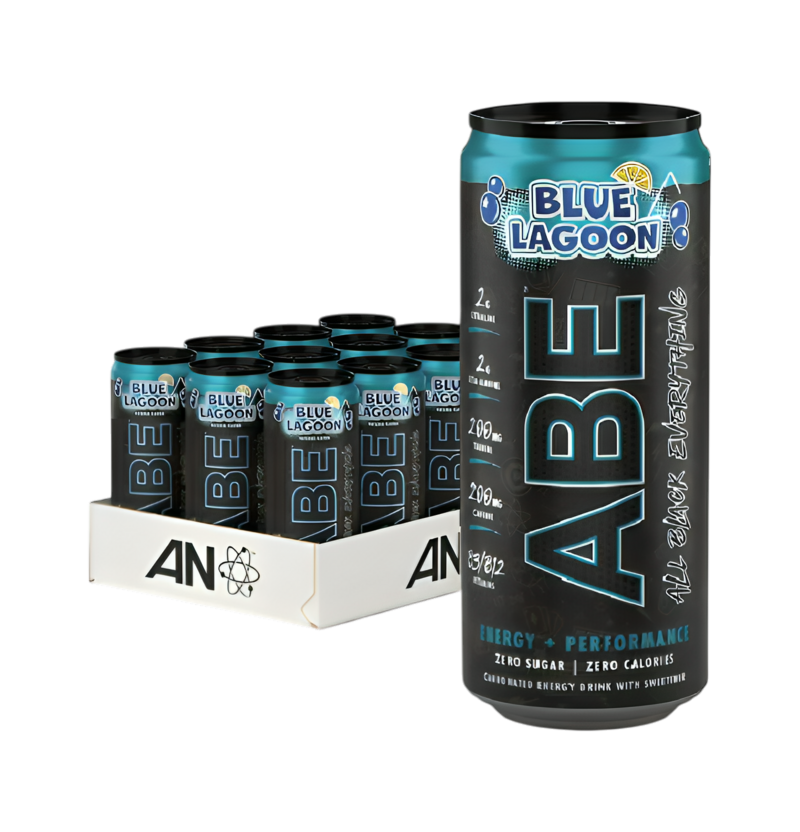 Applied Nutrition ABE Energy + Performance Burkar Blue Lagoon 12 x 330ml