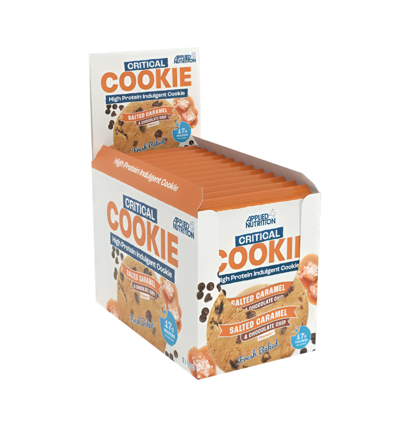 Applied Nutrition Critical Cookie, Salted Caramel & Chocolate Chip 12 x 73g
