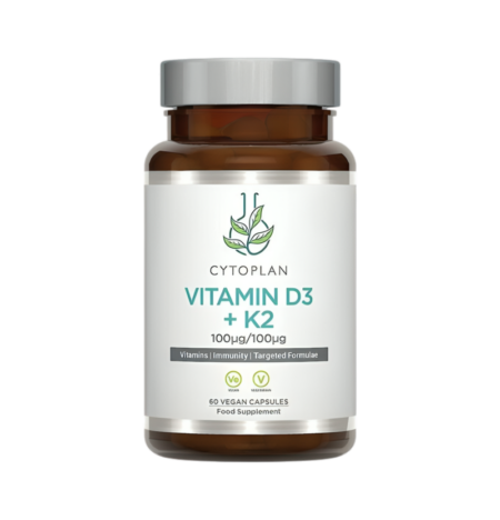 Cytoplan Vitamin D3 + K2 60 Kapslar